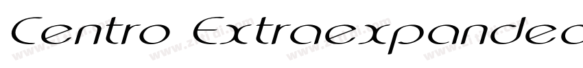Centro Extraexpanded字体转换
